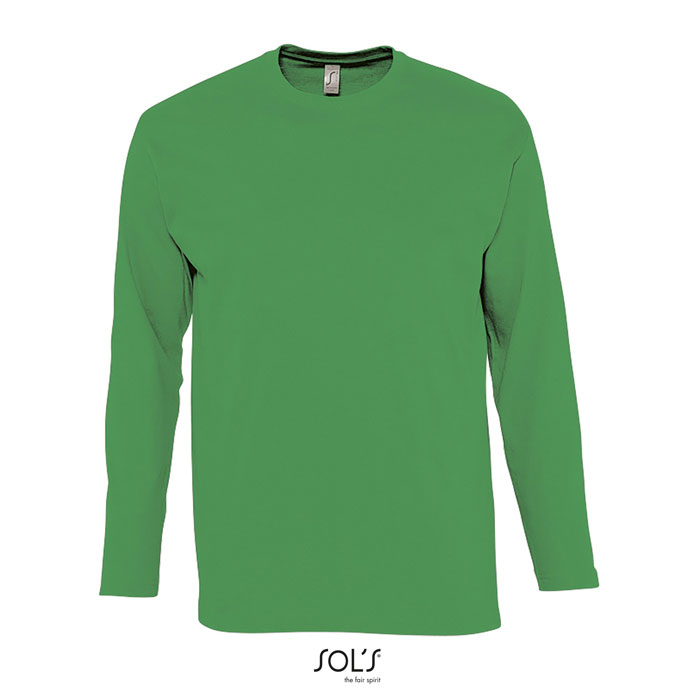 Tshirt manches longues publicitaire homme 150g - MONARCH Vert Prairie